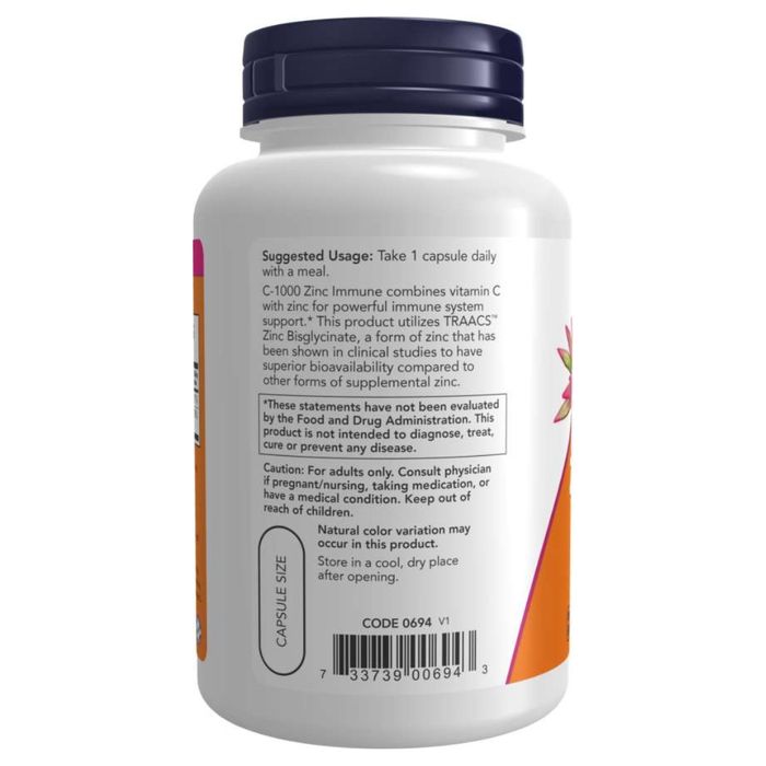 NOW C-1000 Sink Immunitet Vegetabilske Kapsler