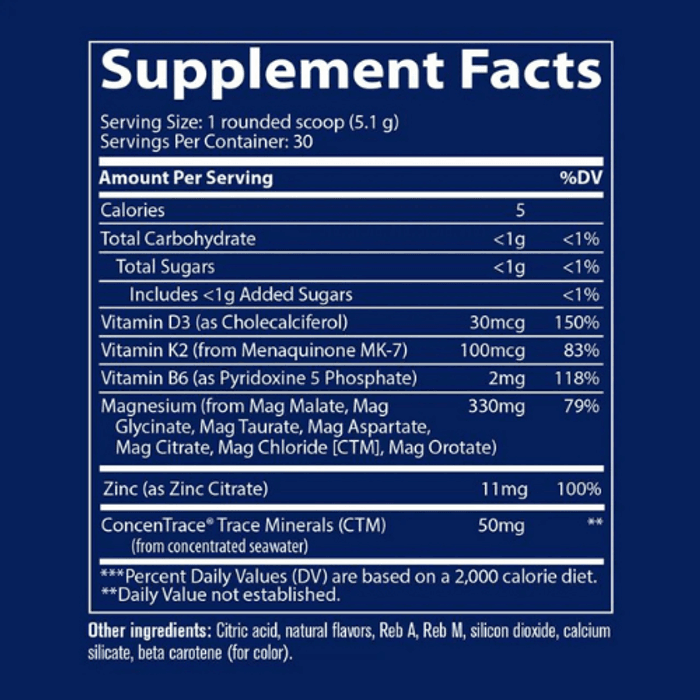 Trace Minerals Multi Magnesium Pulver