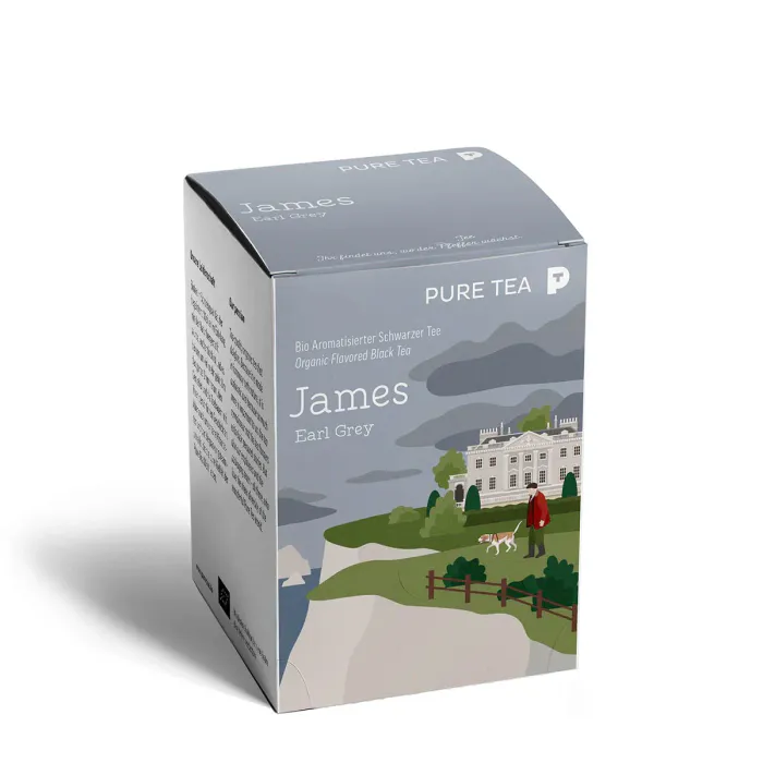 Pure Tea James Earl Grey Økologisk svart te