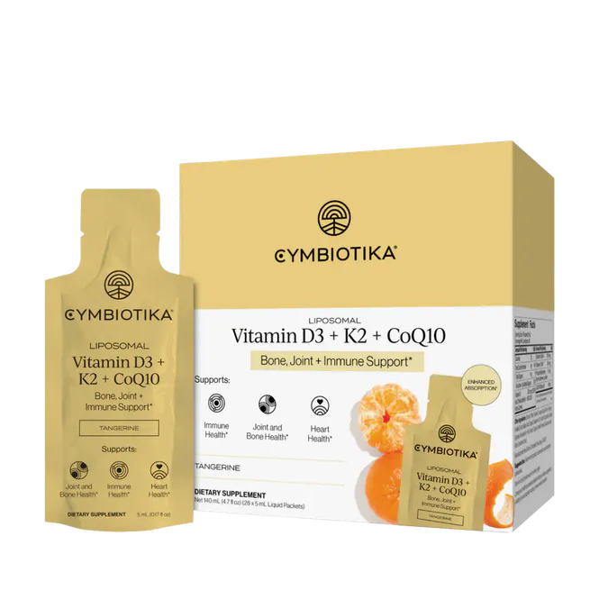 Hovedbilde Cymbiotika Liposomal Vitamin D3 + K2 + CoQ10