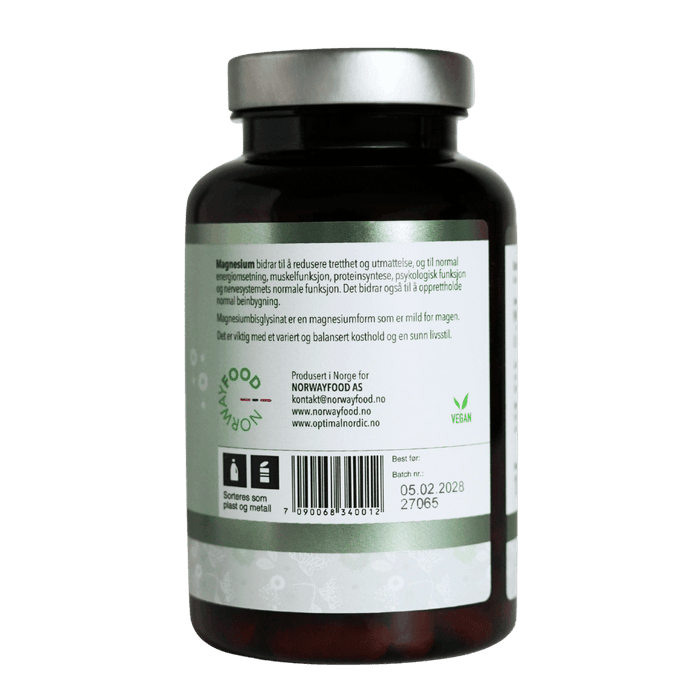 Optimal Nordic Nutrition Magnesium Glysinat