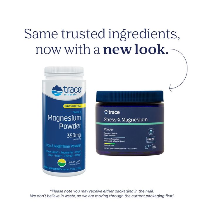 Trace Minerals Stress-X Magnesium Pulver Sitron Lime