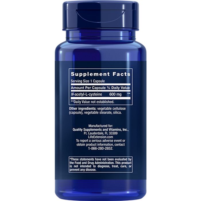 Life Extension N-Acetyl-L-Cysteine (NAC)