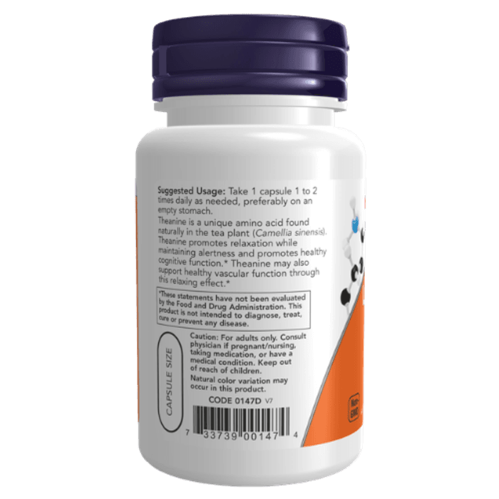 NOW L-Theanine 200mg