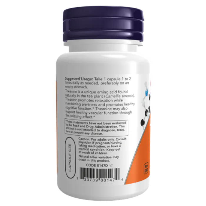 NOW L-Theanine 200mg