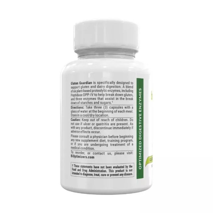 BiOptimizers Gluten Guardian 90 kapsler