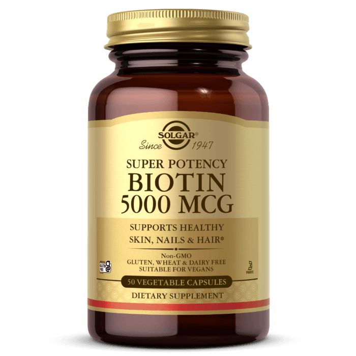 Solgar Biotin 5000 mcg