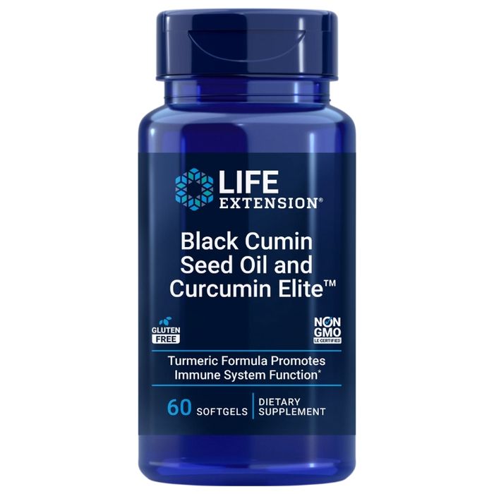 Life Extension Svartfrøolje og Curcumin Elite