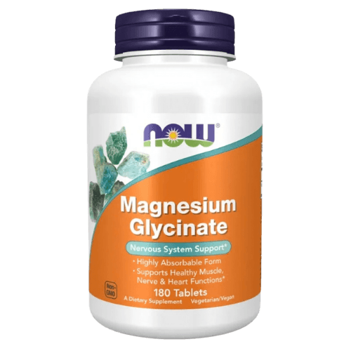 bilde av NOW magnesium glycinate