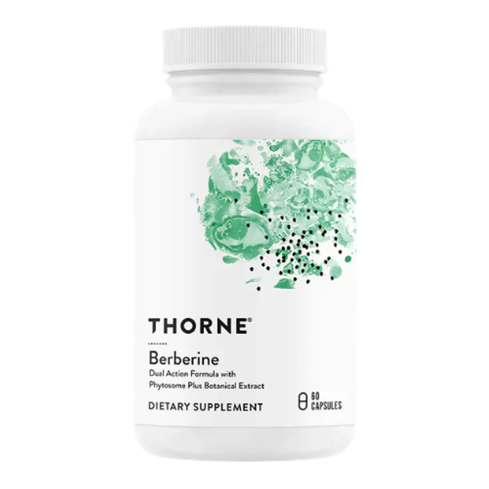 Thorne Berberine er et kosttilskudd med berberin HCl og berberin fytosom, utviklet for bedre opptak og støtte til normal metabolisme og blodsukker.
