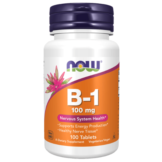 Hovedbilde NOW Vitamin B1 (Tiamin)