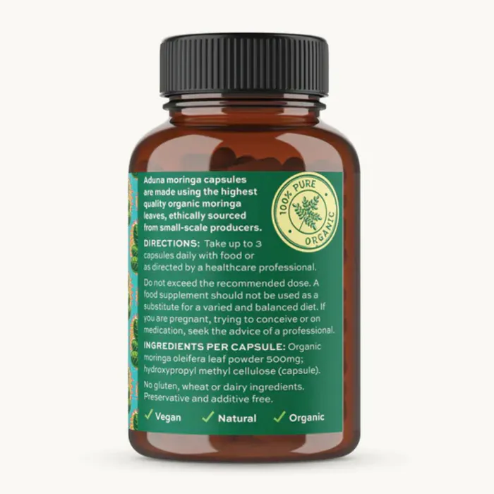 Aduna Moringa Kapsler
