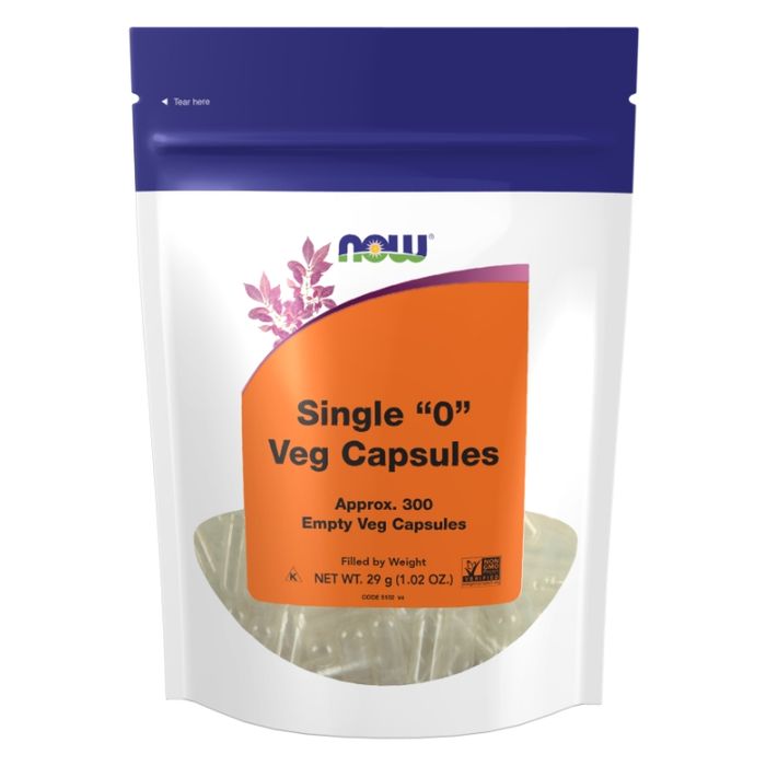NOW Tomme Vegetariske Kapsler 