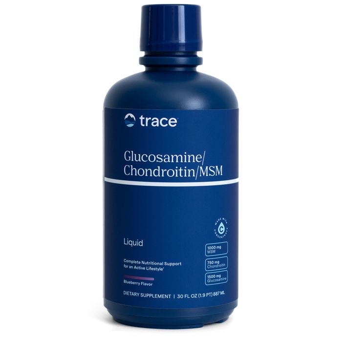 Trace Minerals Flytende Glukosmin, Kondroitin, MSM